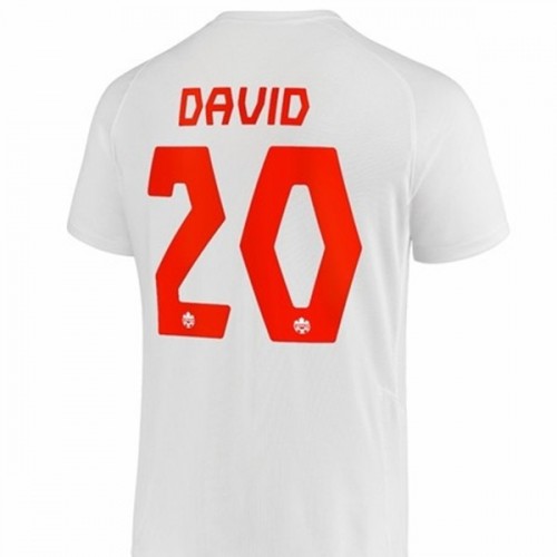 Canada VM 2022 Jonathan David 20  Borte Landslagsdrakt Kortermet